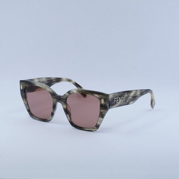 🕶️ New Fendi FE40070I 63S Sunglasses - Havana Frame - Picture 1 of 11